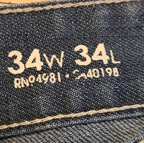Twenty One men denim jeans. Distressed size 34 X 34 EUC - Picture 9 of 13